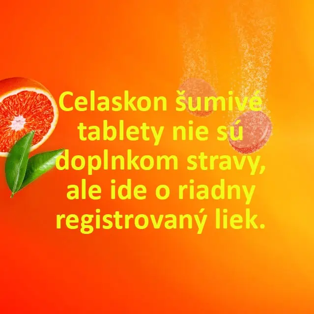 Celaskon šumivé tablety - registrovaný liek