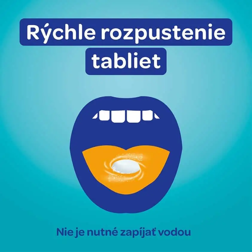 Imodium Instant nie je nutné zapíjať vodou