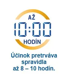 Dlhý účinok 8 - 10 hodín