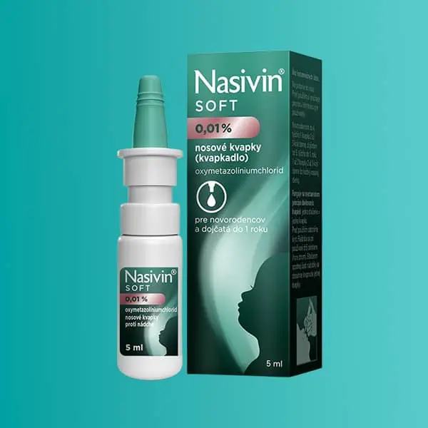 Nasivin SOFT 0,01 kvapky pre novorodencov a dojčatá