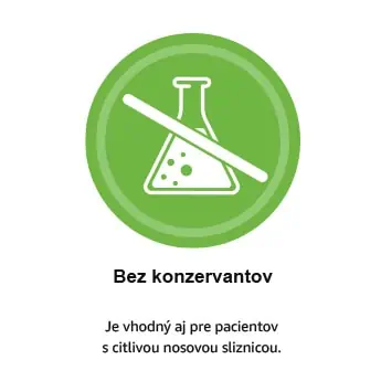 Otrivin Menthol je úplne bez konzervantov