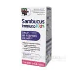 Sambucus Immuno Kids sirup s malinovou príchuťou 120ml