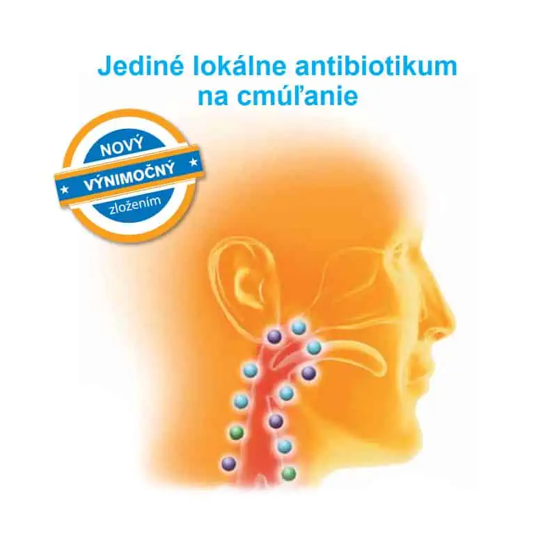 Dorithricin - jediné lokálne antibiotikum na cmúľanie