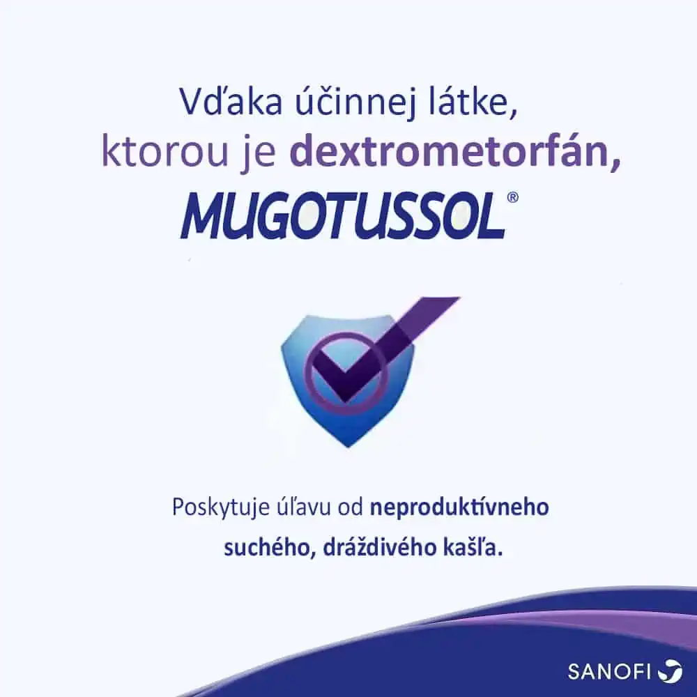 Mugotussol a jeho účinná látka dextrometorfán