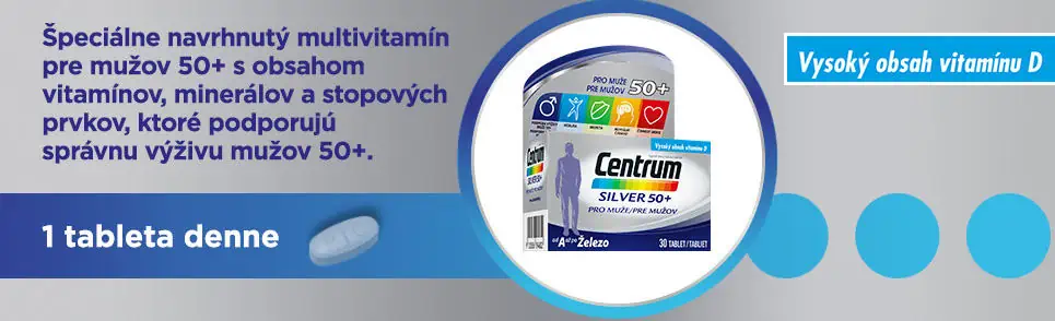 Multivitamín Centrum Silver 50+ pre mužov