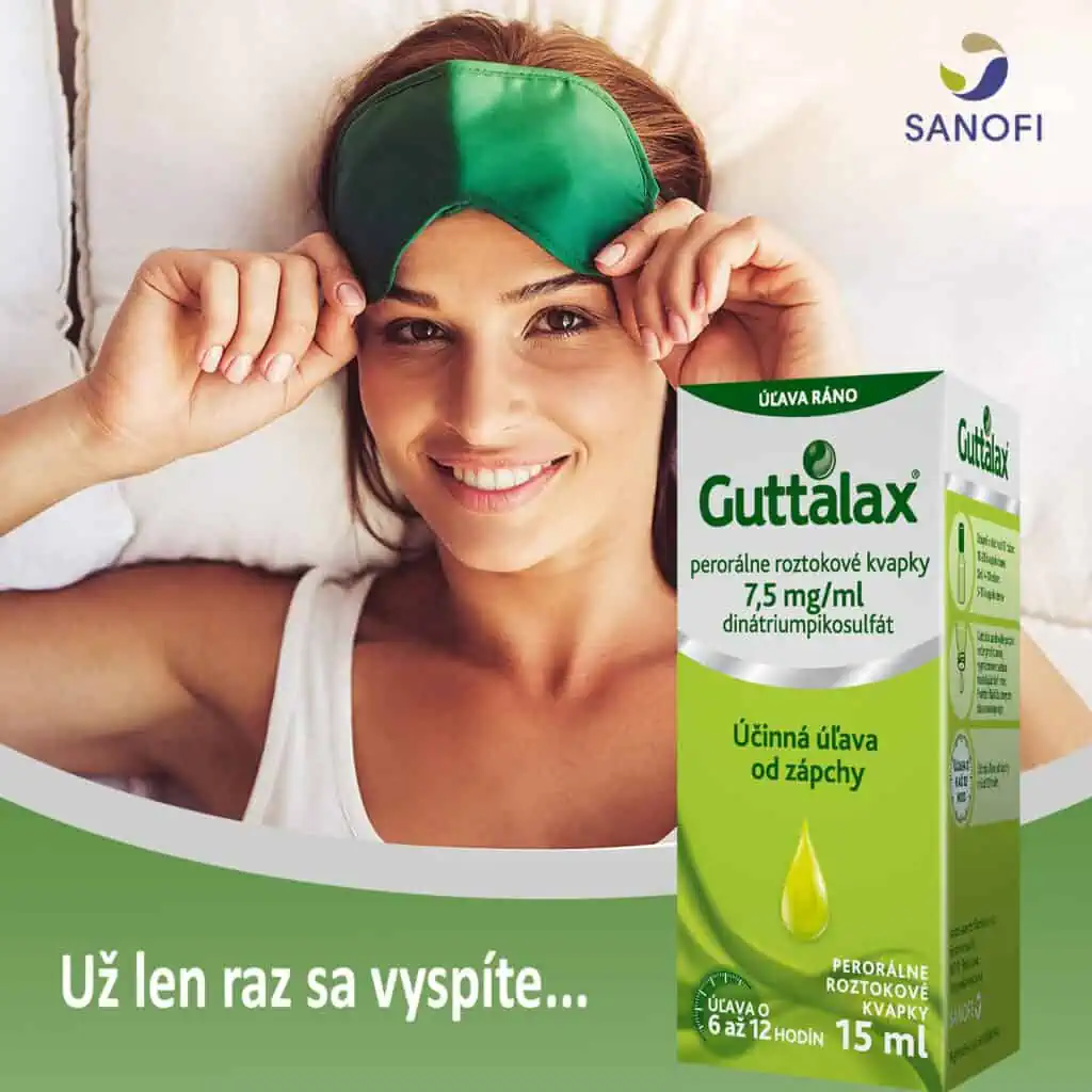 Už len raz sa vyspíte - účinnú úľavu cez noc prinesie Guttalax