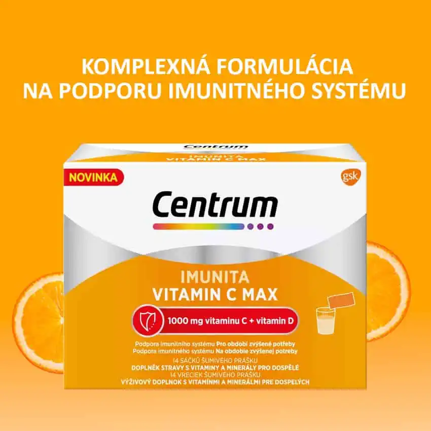 Centrum Imunita Vitamín C Max - Komplexná formula na podporu imunitného systému