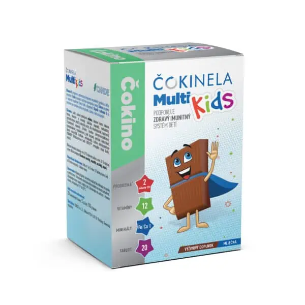 ČOKINELA Multi Kids čokoládové tabličky 20ks