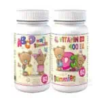 Clinical ABCD muLTi Gummies+D3 Gummies s malinovou príchuťou 2x60ks