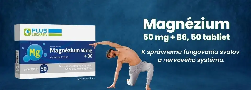 PLUS LEKÁREŇ Magnézium 50mg+B6 50tbl