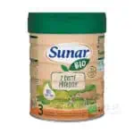Sunar BIO 3 následná mliečna výživa 10m+, 700g