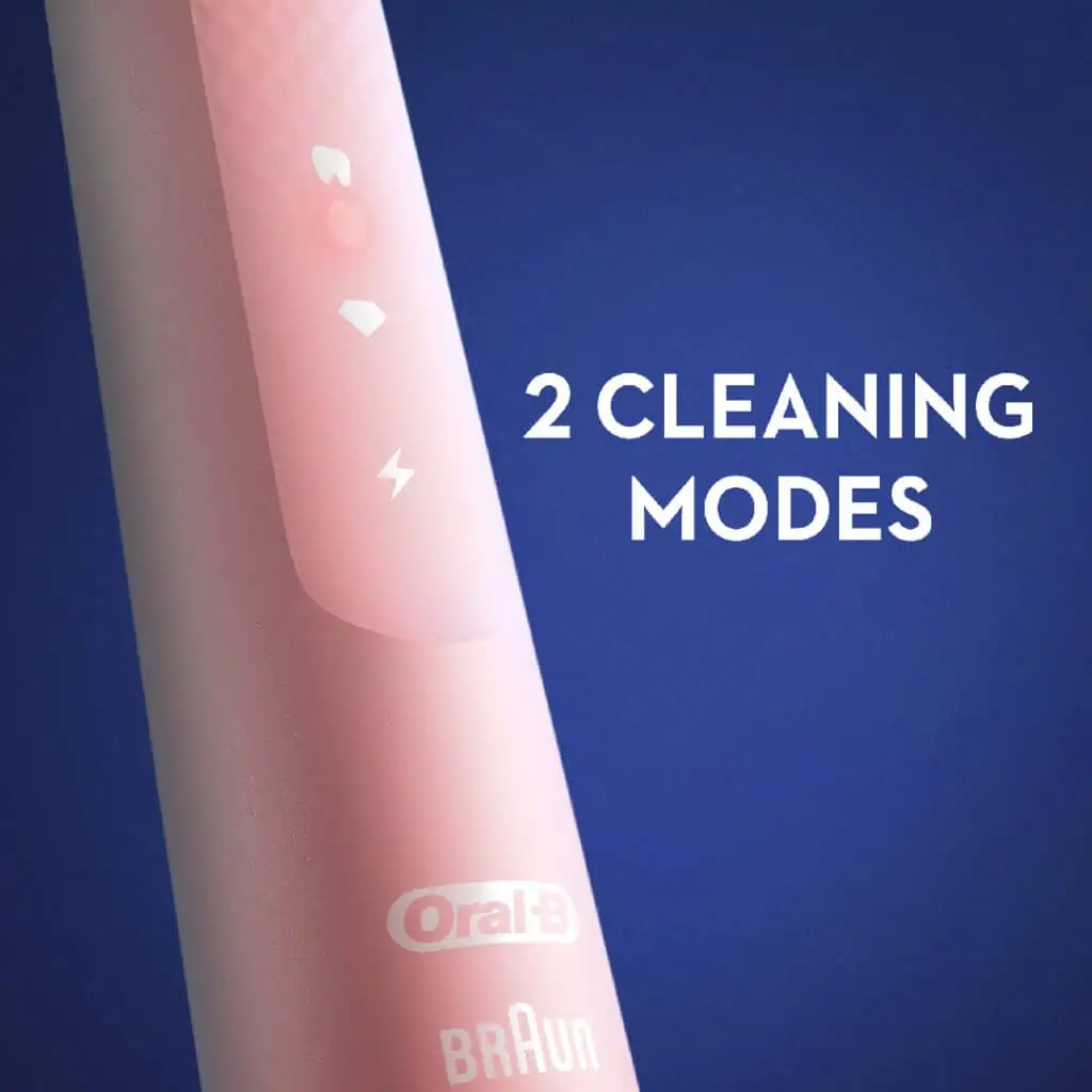 2 režimy sonickej zubnj kefky Oral-B Pulsonic Slim Clean 2000 Pink