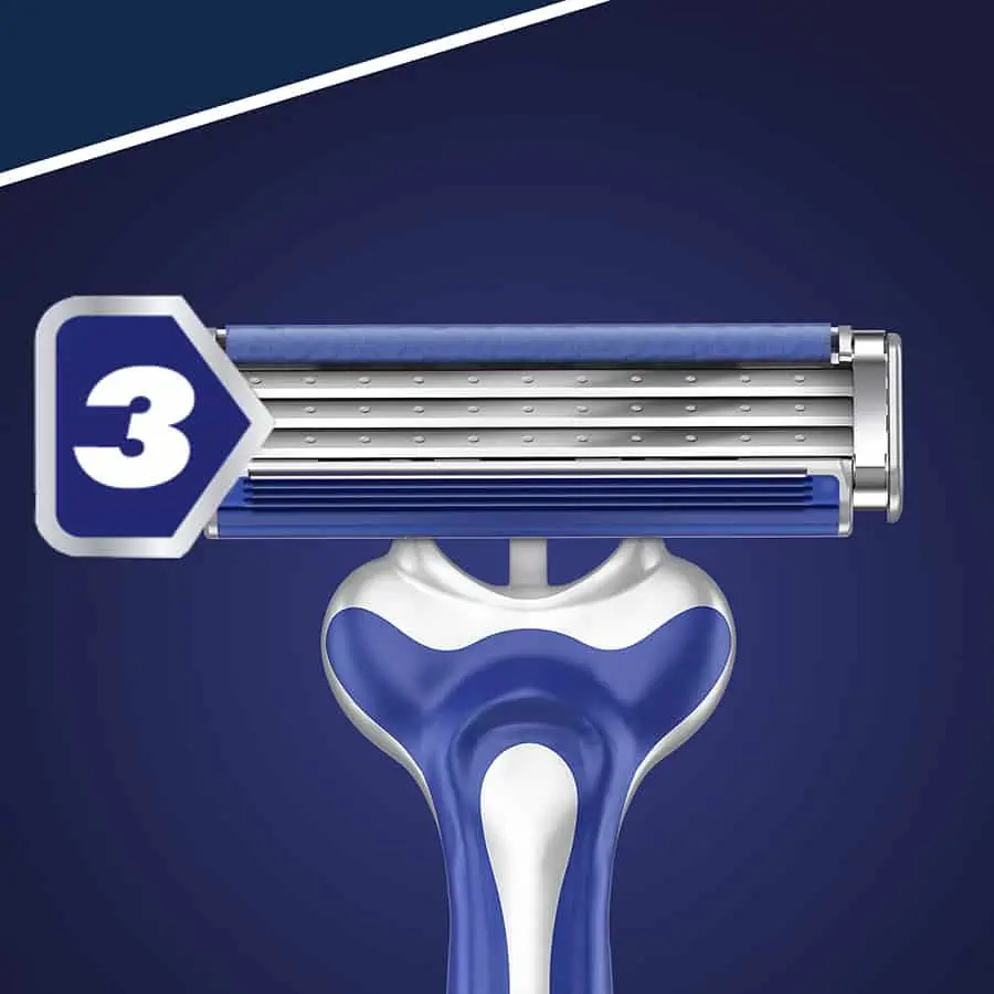 Gillette Blue3 Comfort - 3 nezávislo upevnené čepele