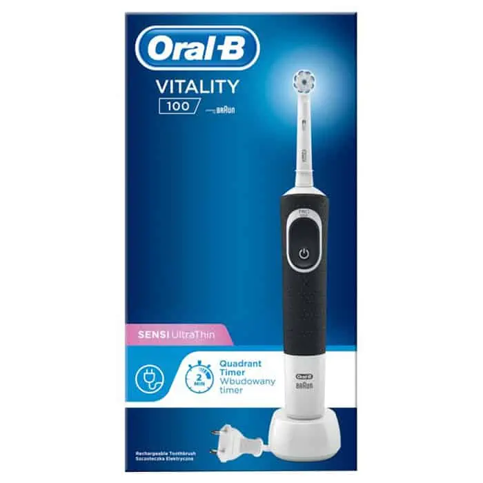 Oral-B Vitality 100 Sensi UltraThin Black