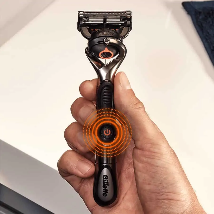 Upokojujúce mikroimpulzy strojčeka Gillette Fusion 5 Proglide Power