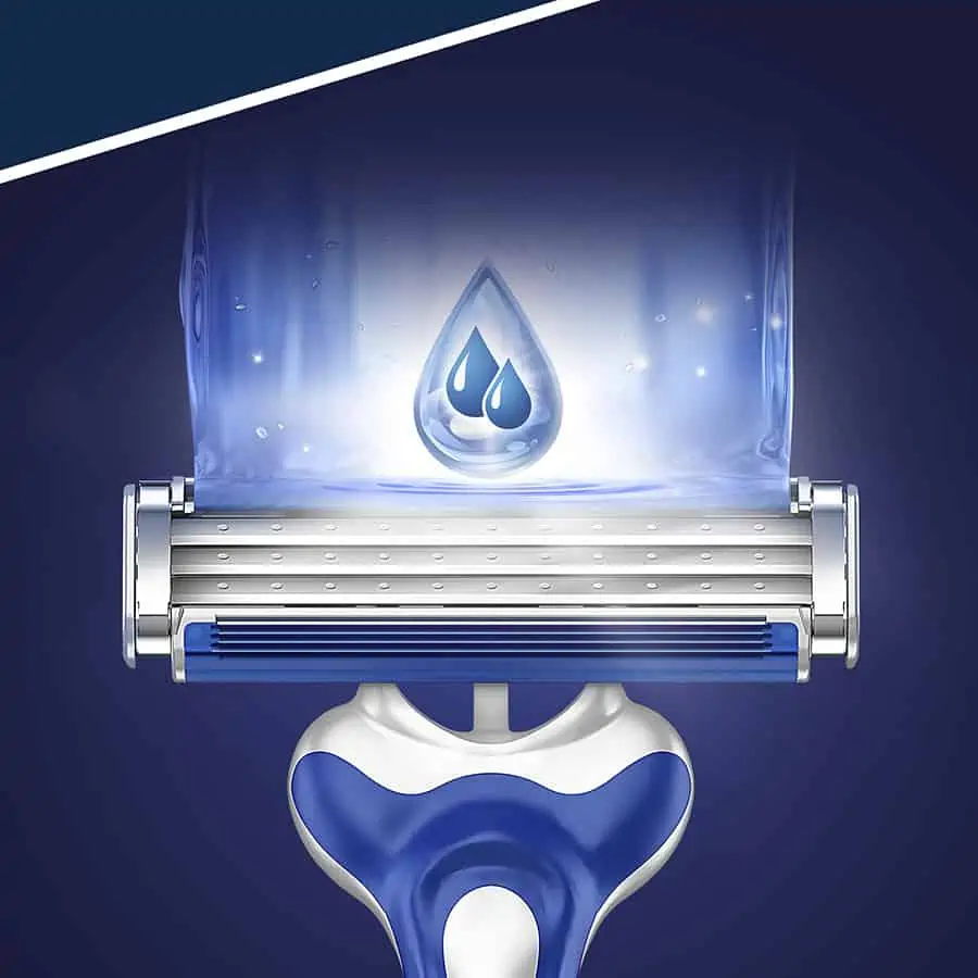 Gillette Blue3 Comfort - Zvlhčujúci pásik LubraStrip