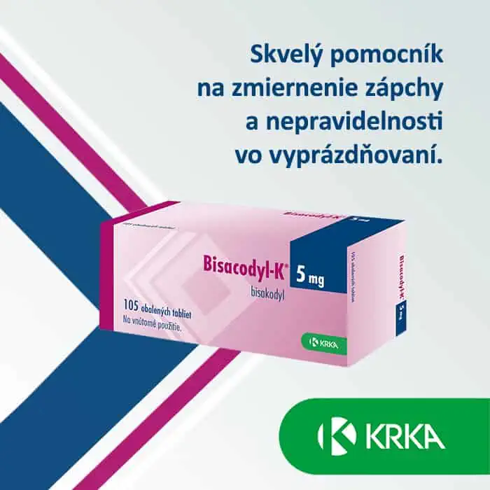 Bisakodyl-K na zmiernenie zápchy