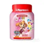 Pharmasis MULTIVITAMIN KIDS Labková patrola želé pre deti, ružové 50ks
