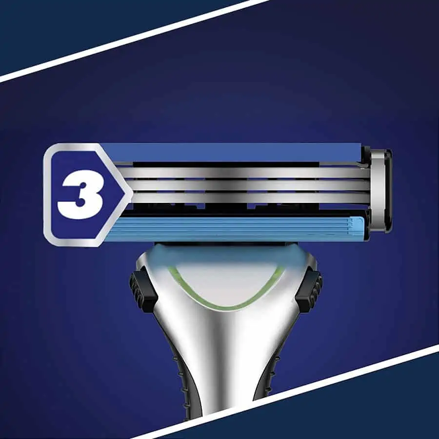 Tri odpružené čepele