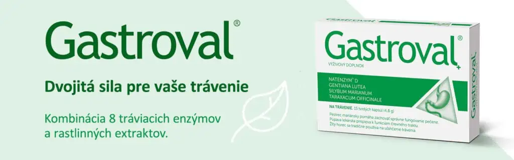 Gastroval plus - dvojitá sila pre vaše trávenie