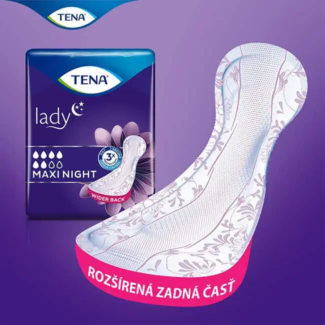 Rozšírená zadná časť Tena Lady Maxi Night