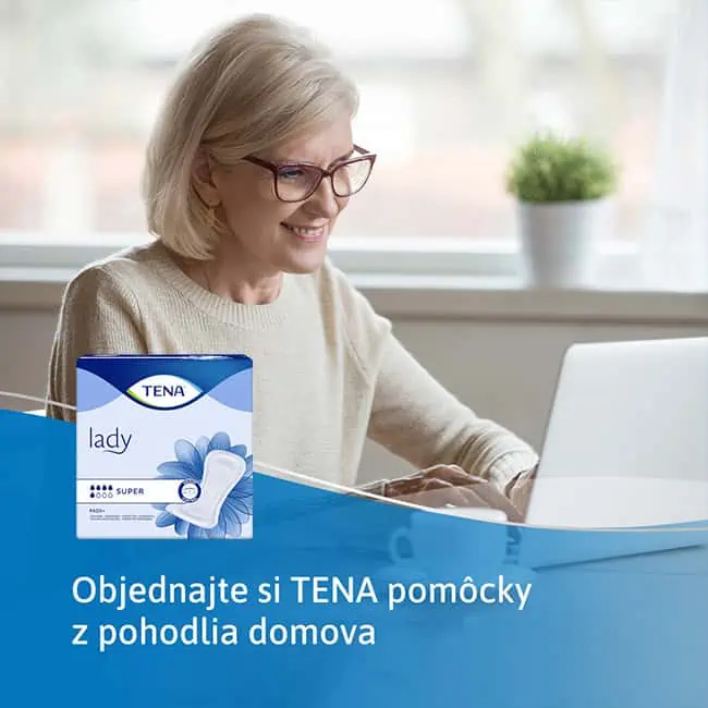 TENA Lady Super inkontinenčné vložky z pohodlia domova