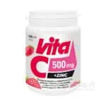 Vitabalans Vita C 500mg + Zinok jahodová príchuť 150tbl