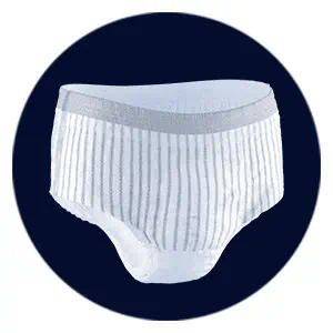 Vzhľad spodnej bielizne TENA Men Pants