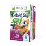 MEGAFYT Detský ovocný čaj Lesné plody 6m+, 20x2g