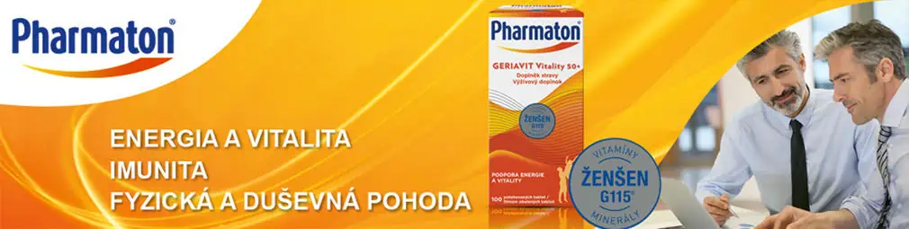 Pharmaton Geriavit Vitality 50+doplnok stravy