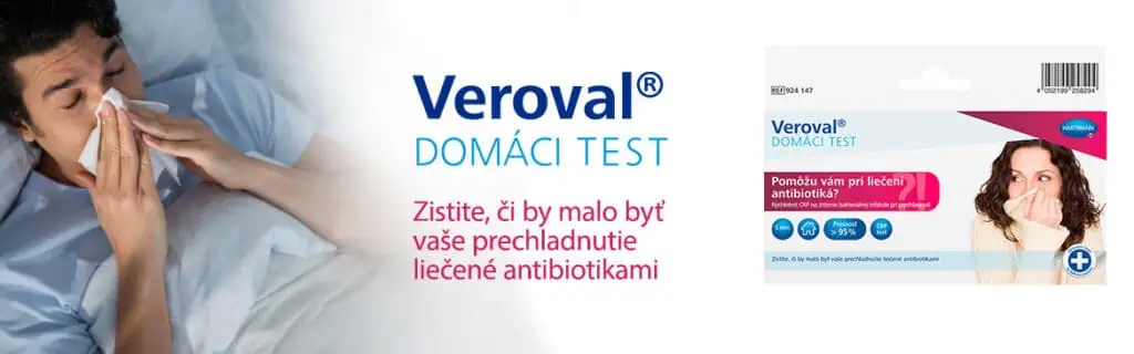 Veroval test - Zistite, či by malo byť vaše prechladnutie liečené antibiotikami