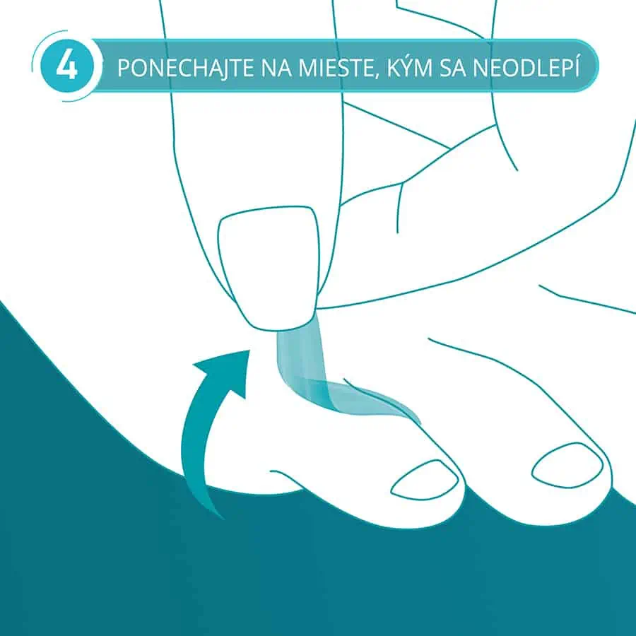 Compeed náplasť na kurie oká - krok 4