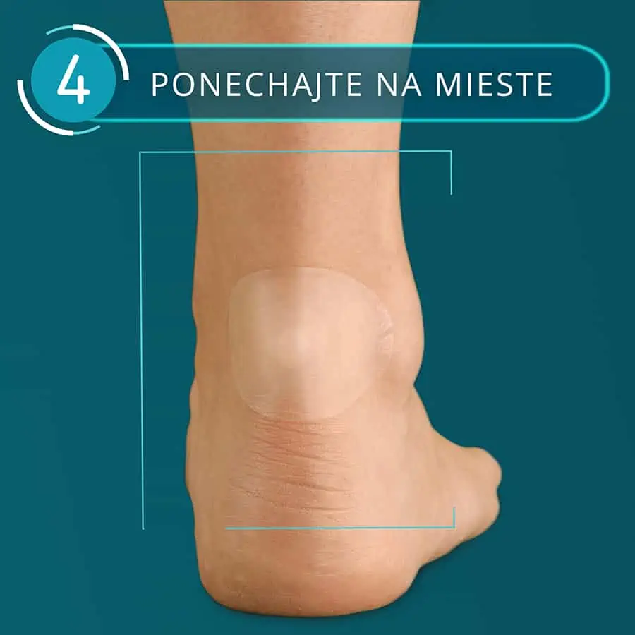 Compeed náplasť na pľuzgiere stredná - krok 4