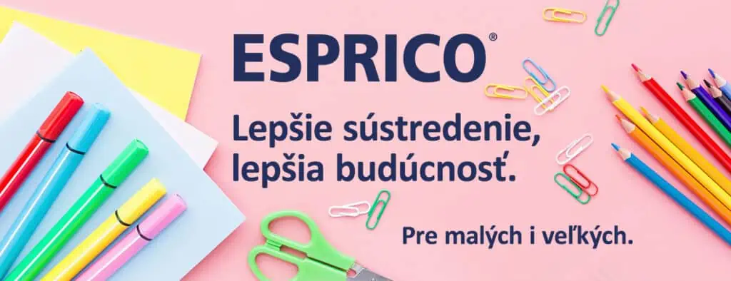 Esprico - lepšie sústredenie, lepšia budúcnosť