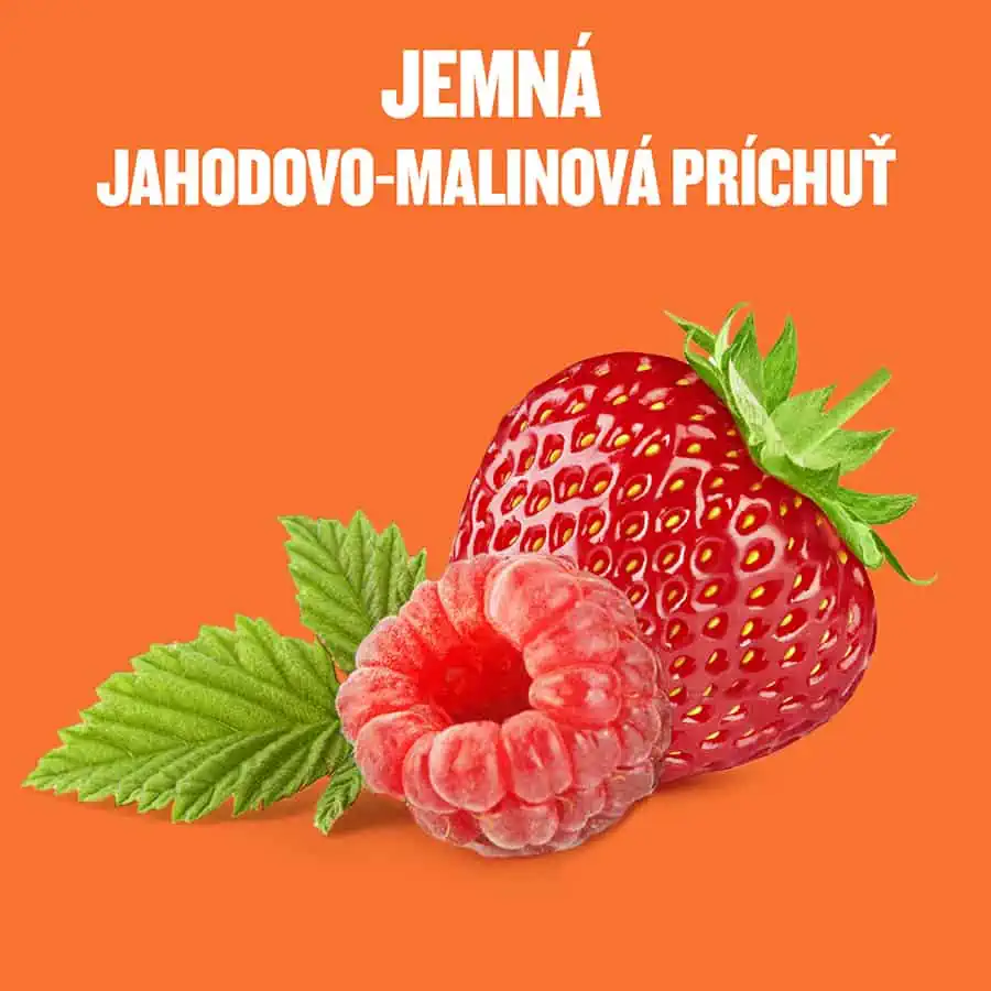 Jemná jahodovo-malinová príchuť