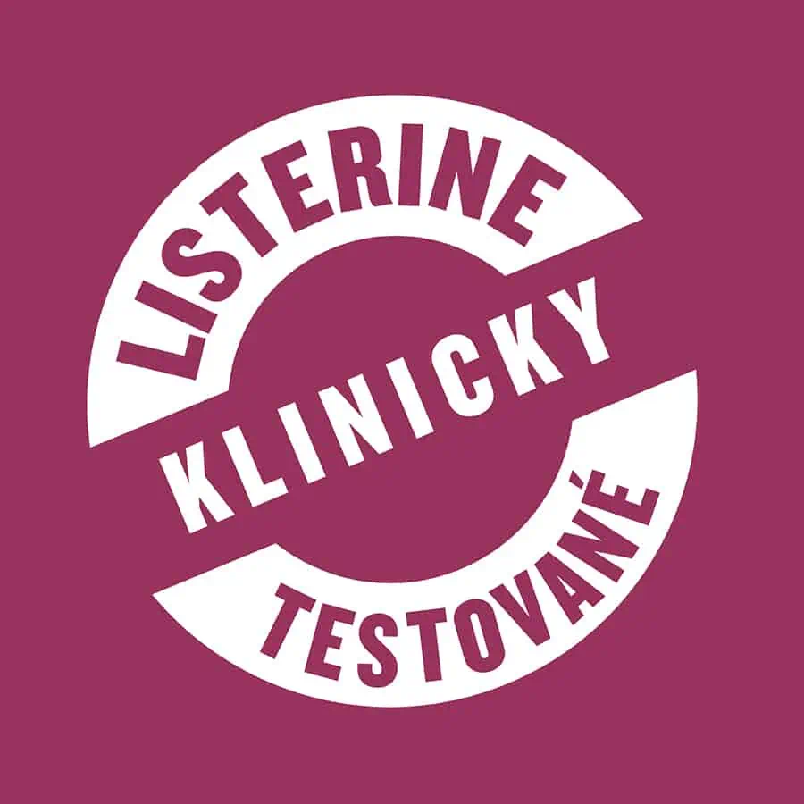 Klinicky testovaná ústna voda Listerine