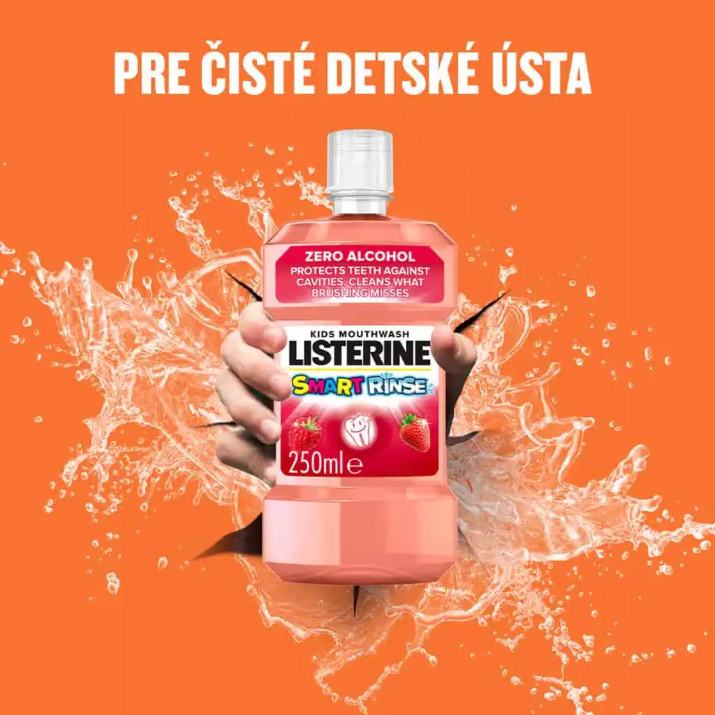 Listerine pre čisté detské ústa