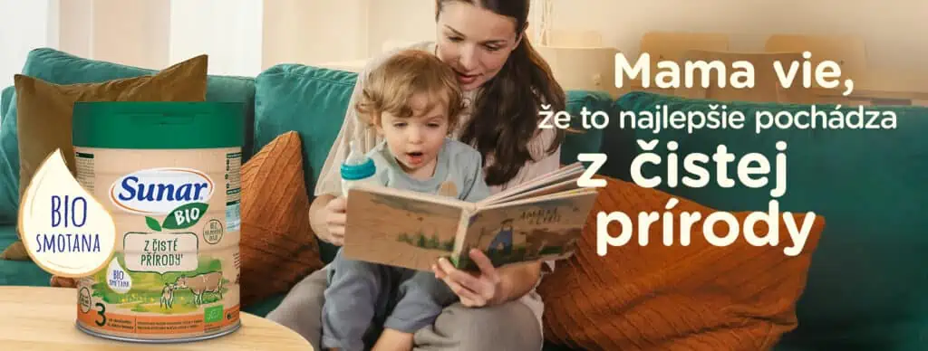Sunar BIO - pretože mama vie, že to najlepšie pochádza z čistej prírody