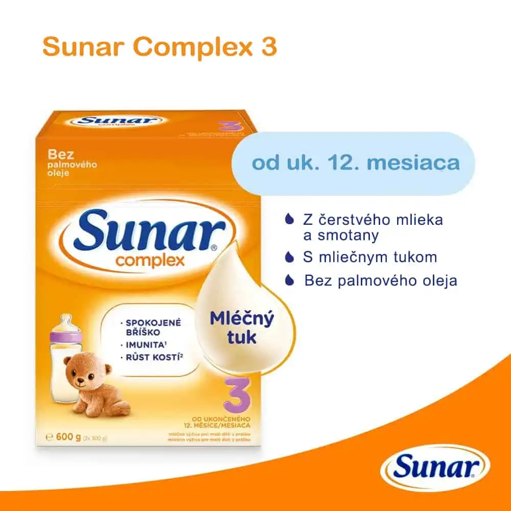 Sunar Complex 3 od 12. mesiaca