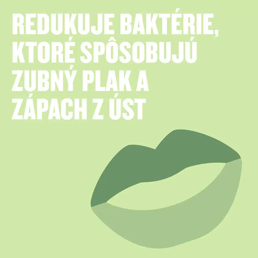Ústna voda Listerine Green Tea redukuje baktérie zubného povlaku