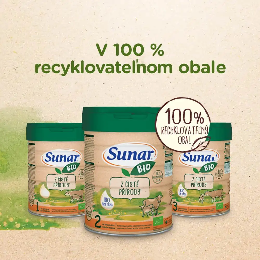 V 100% recyklovateľnom obale