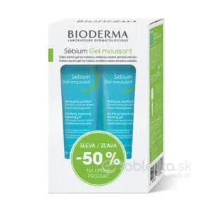 BIODERMA Sébium Gel moussant čistiaci gél 2x200ml set