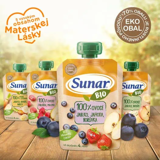Sunar BIO kapsičky - šikovná desiata na cesty