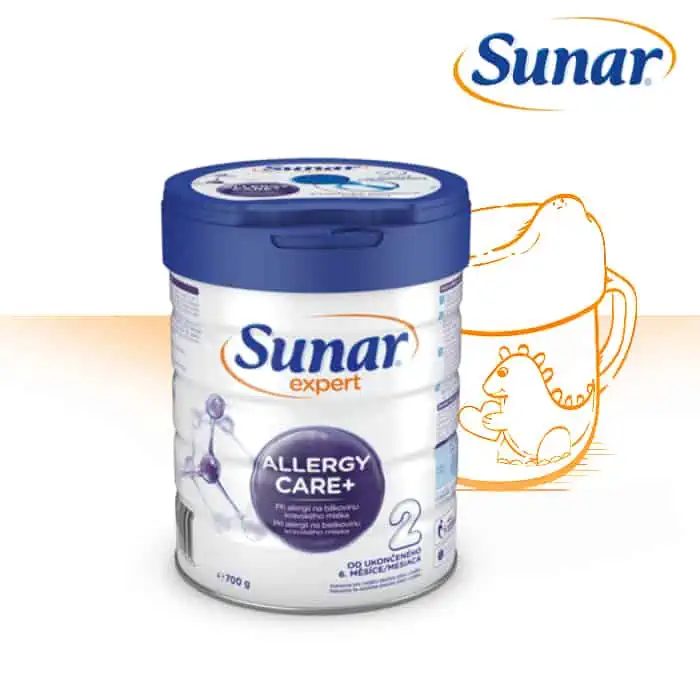 Sunar Expert Allergy Care+ 2 pokračovacia dojčenská výživa