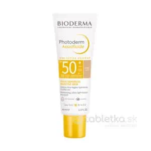 BIODERMA Photoderm Aquafluid svetlý SPF 50+ opaľovací krém 40ml