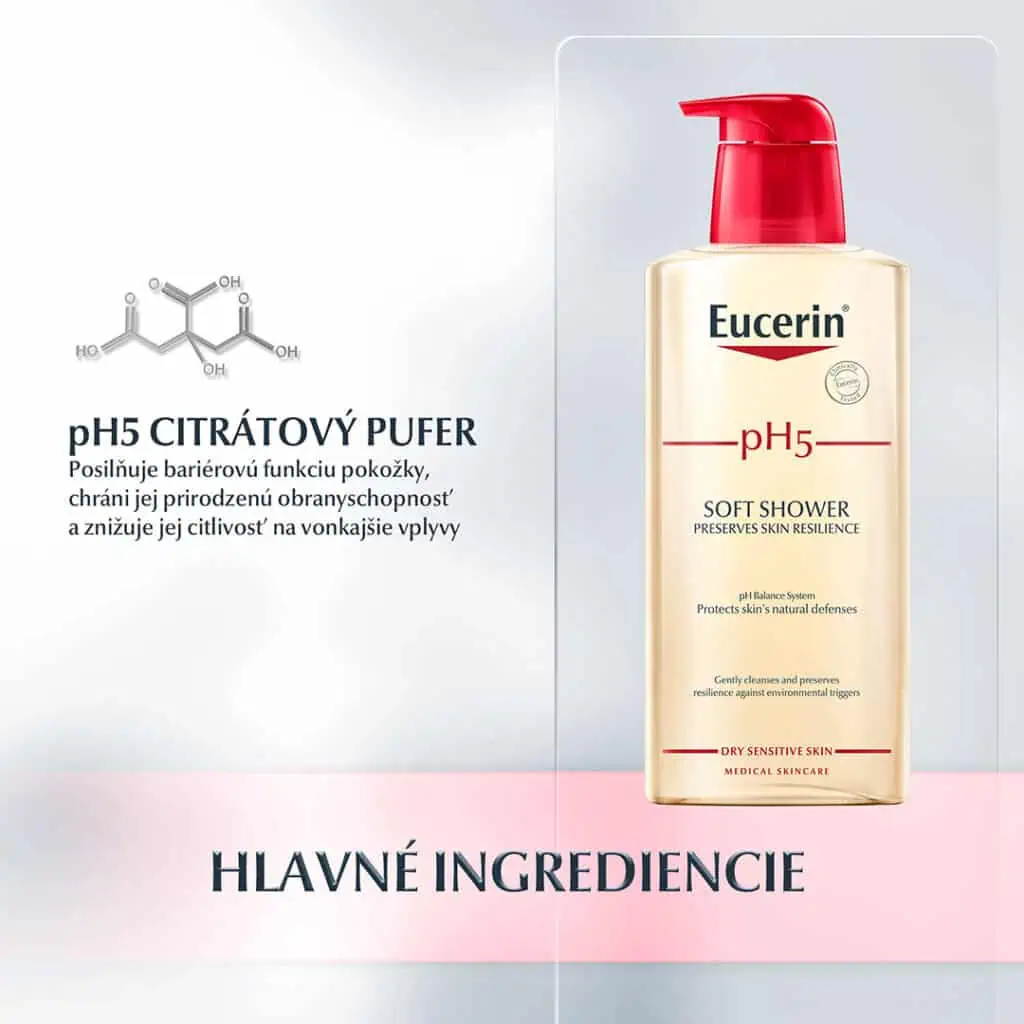 Eucerin pH5 Sprchový gél - ingrediencie