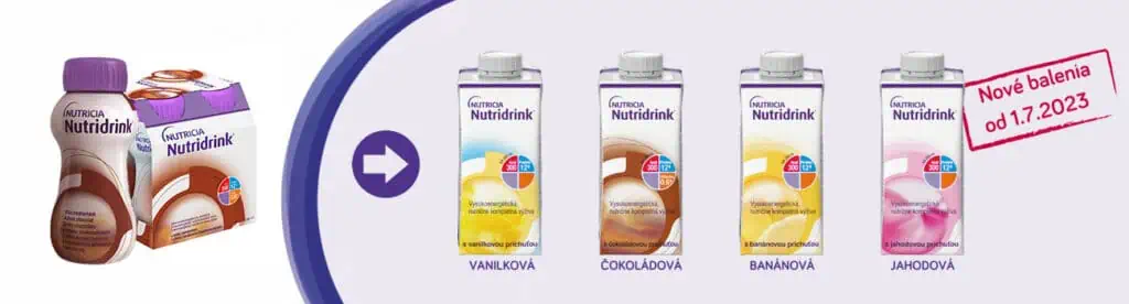 Nutridrink - nové balenia tetrapack