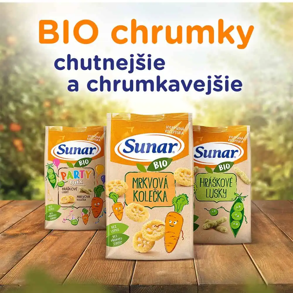 Sunar BIO chrumky - chutnejšie a chrumkavejšie