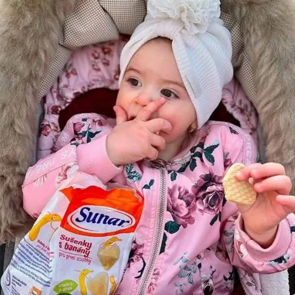 Sunar Sušienky s banánmi pre prvé zúbky vždy po ruke
