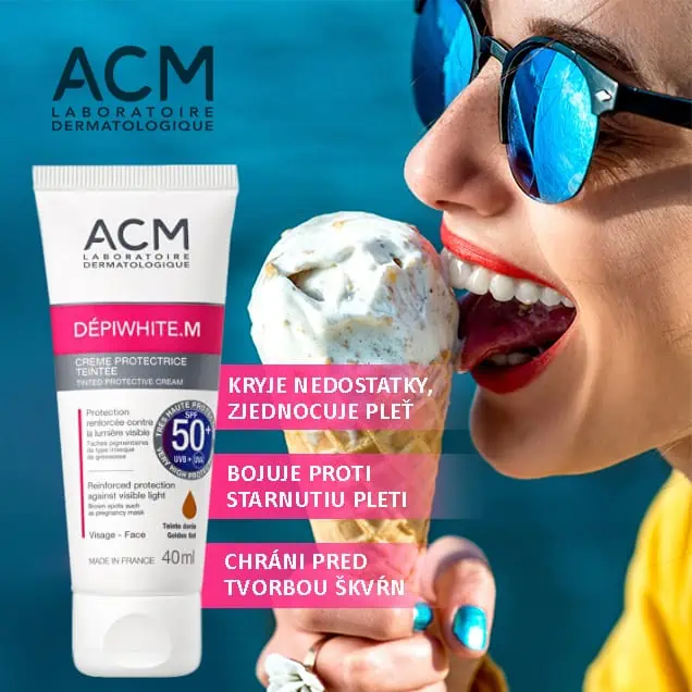 ACM DÉPIWHITE M tónovaný ochranný krém a jeho výhody